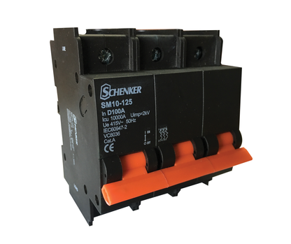 Schenker | MCB, 80-125A, 10kA D Curve, 1-4 Pole