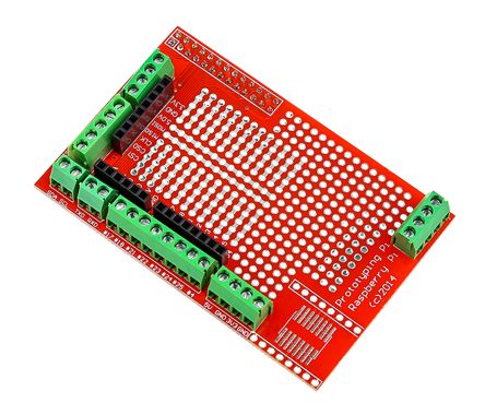 Keyestudio Diy Prototyping Expansion Board for Rpi B+ Red