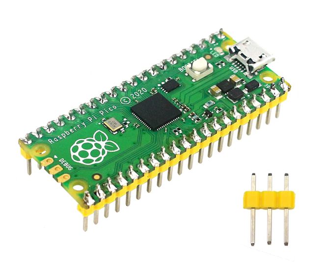 Keyestudio Raspberry Pi Pico with Front Soldered Pin Header
