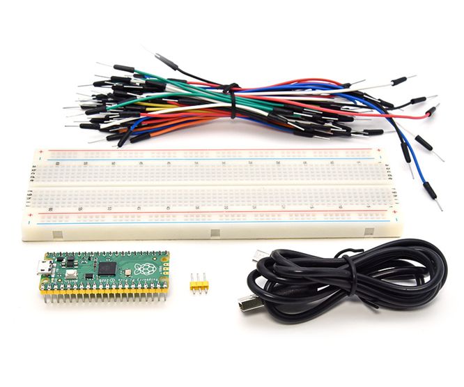 Keyestudio Raspberry Pi Pico (Sbc Included) Kit Breadboard + Cable/Wires
