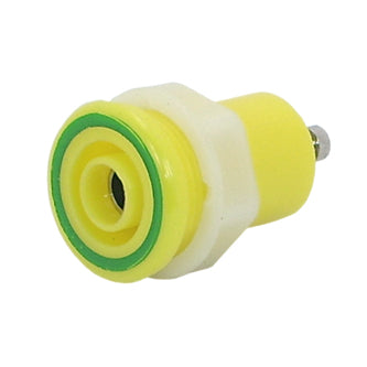 EIE Test Lead Socket 4mm Yellow P/Hole 12.5mm