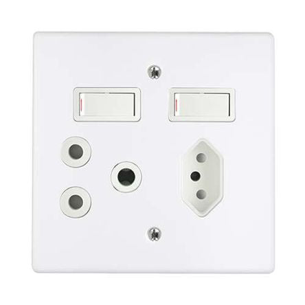 EIE Socket Mains 16A White