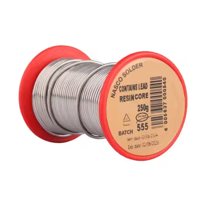 Nasco 60/40 Leaded Solder Wire, Resin Core