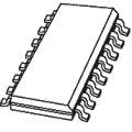 NXP Counter Bin 12STAGE SO16-N SMD