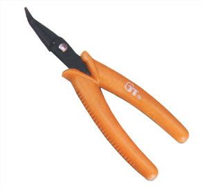 EIE Bent Nose Pliers 140mm 45D Serrated
