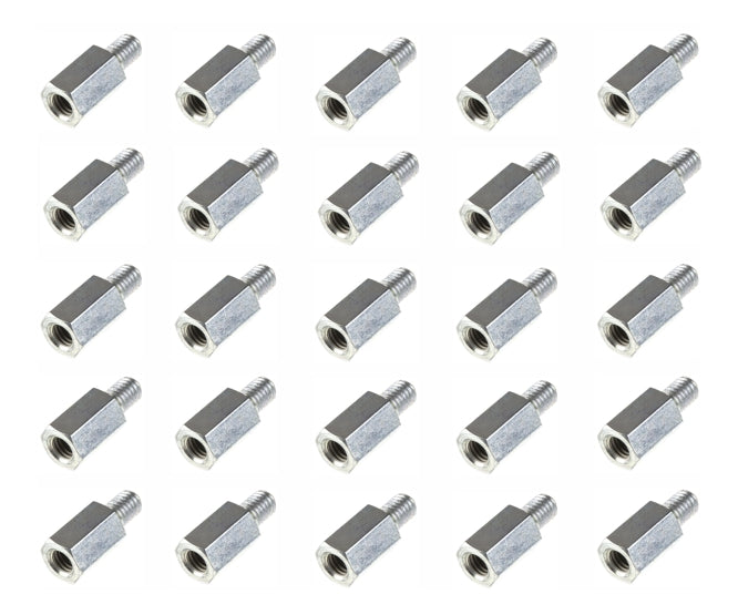 Mecaon Nickel Plated Brass Spacer Mal-Female