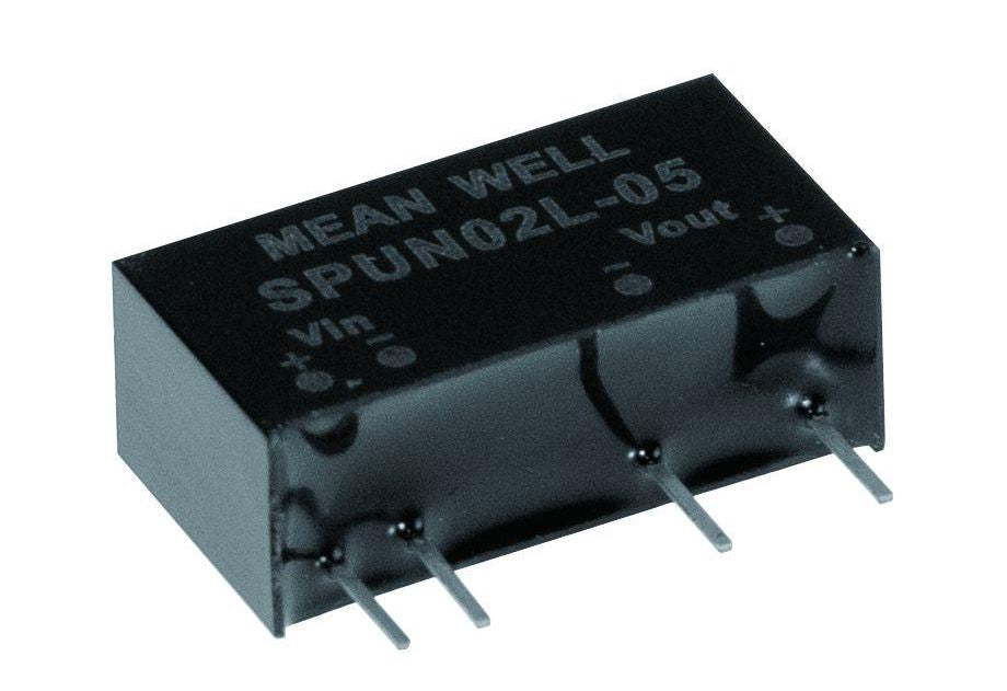 Mean Well PCB Mount DC-DC Converter SPUN02L 2W