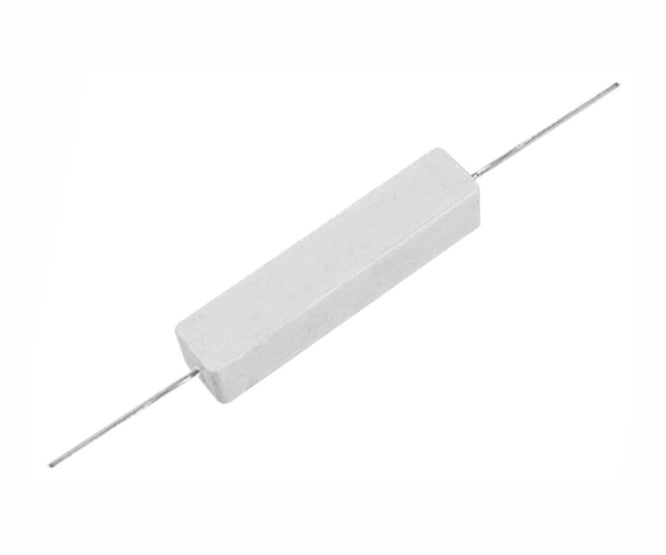 Qingda Ceramic Wirewound Resistor 15W (Ceramic), 1Ω