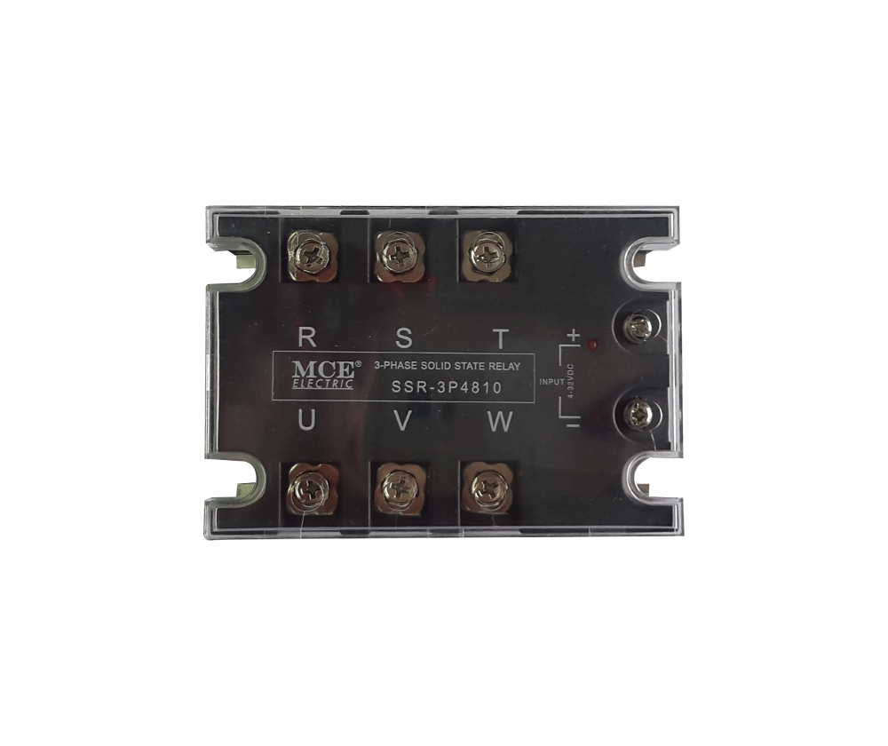 Three Pole Solid State Relay with Indication, 480VAC / 4-32VDC