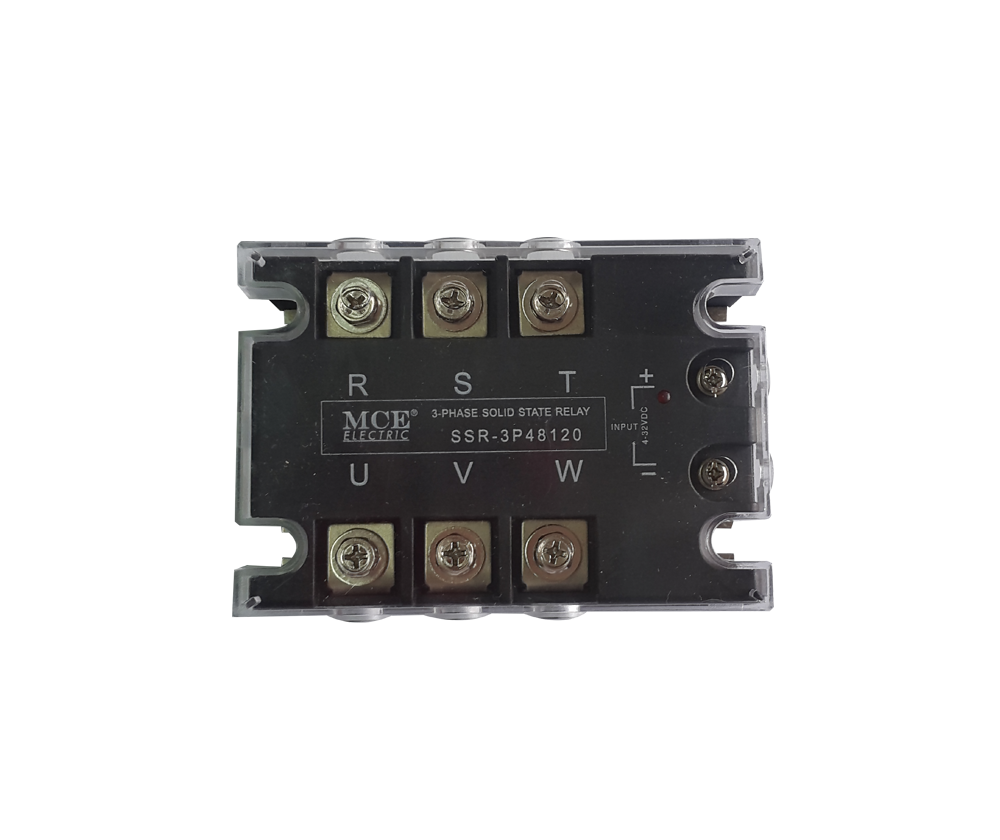 Three Pole Solid State Relay with Indication, 480VAC / 4-32VDC