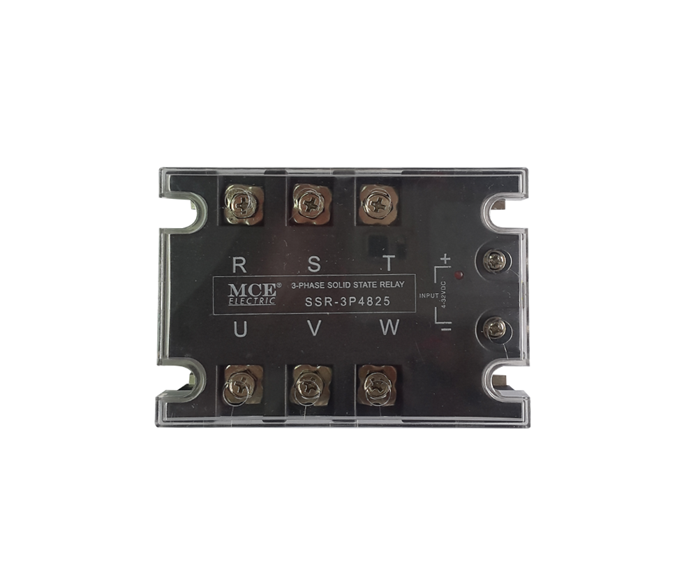 Three Pole Solid State Relay with Indication, 480VAC / 4-32VDC