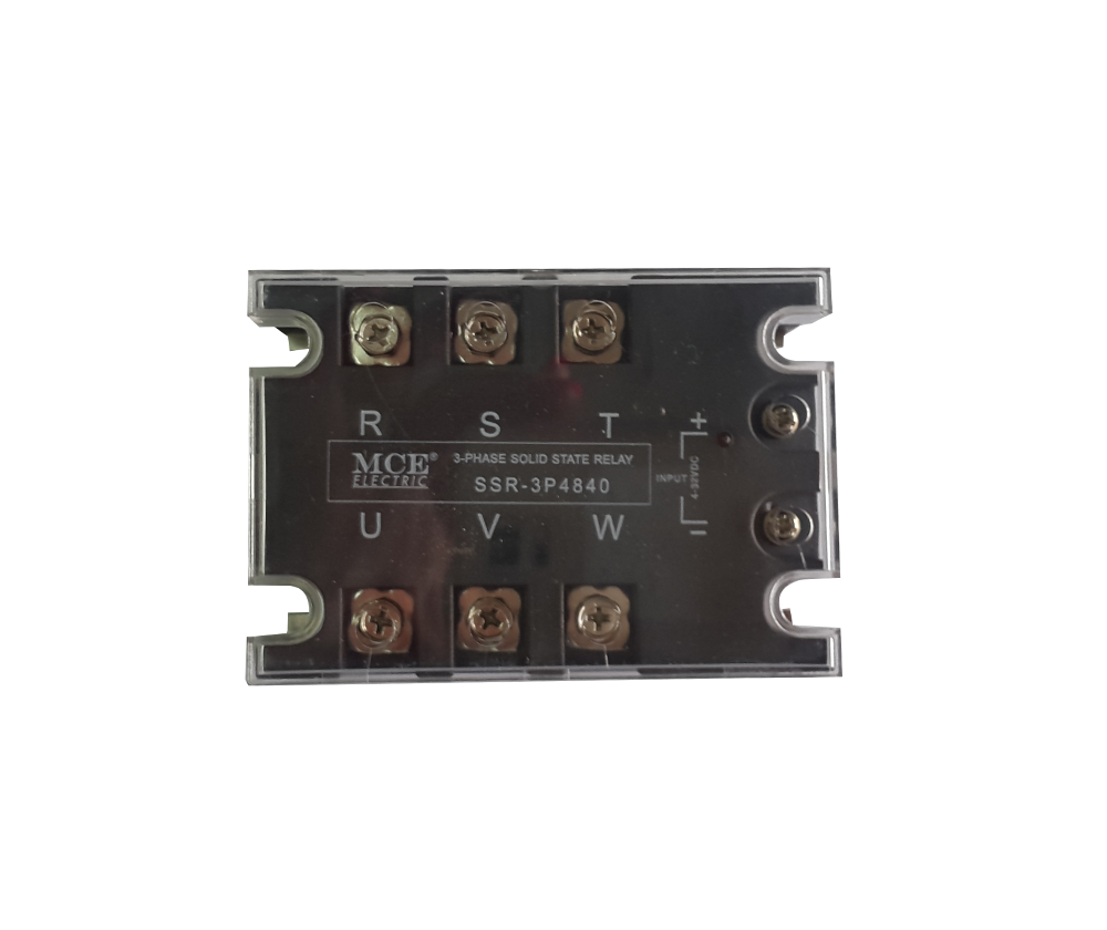 Three Pole Solid State Relay with Indication, 480VAC / 4-32VDC