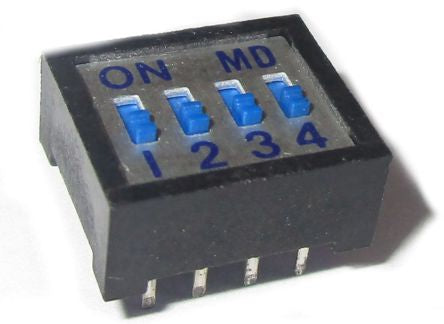 EIE Std Dip Switch 4W Dip 8
