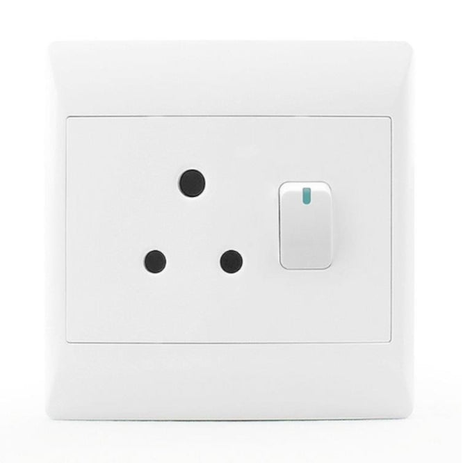 S-TEC Single Wall RSA Socket Flush Mount 4x4 250VAC 16A