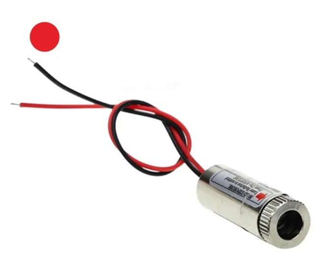 EIE 12mm Red Laser Dot Adj Focus 650NM 5MW 5V