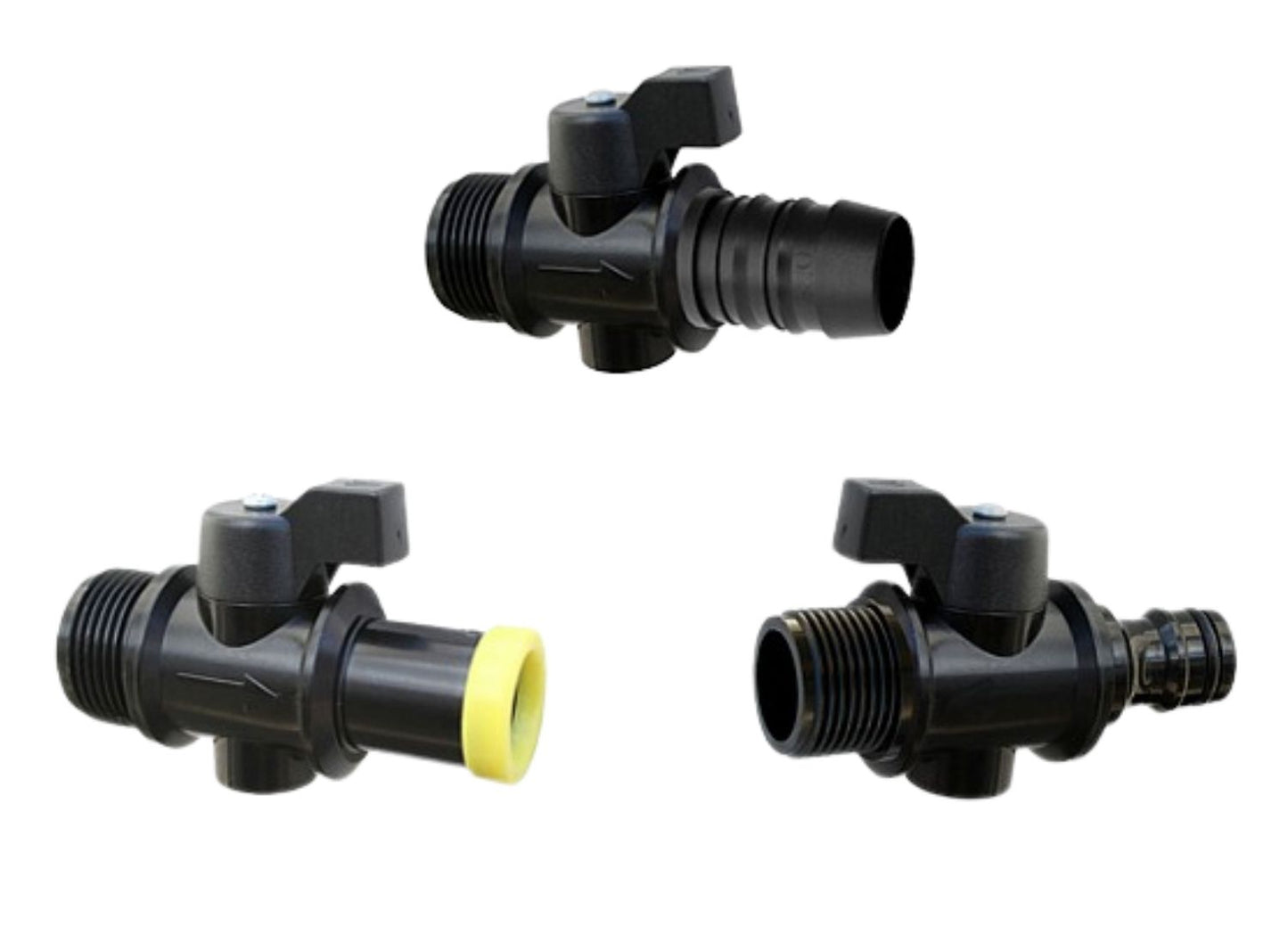 Microjet Shut-Off Valves – Inline Manual Valves for Drip and Micro Irrigation, 12mm to 20mm