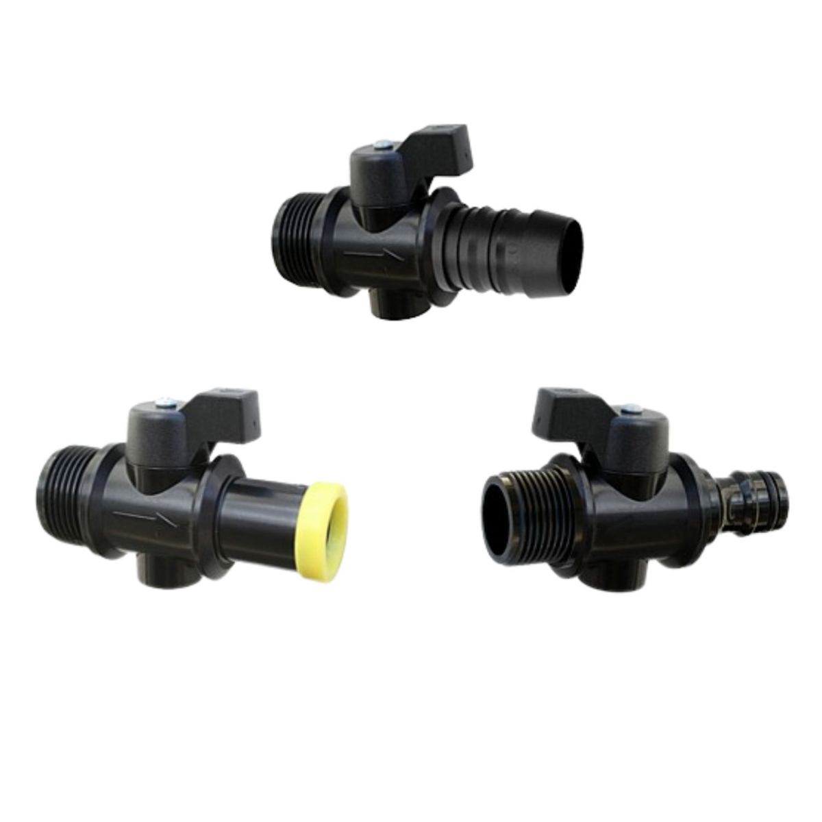 Microjet Shut-Off Valves – Inline Manual Valves for Drip and Micro Irrigation, 12mm to 20mm