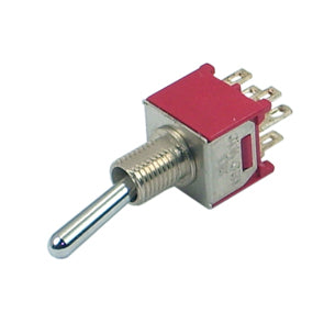 C&K Mini Toggle Switch Dpdt on-(on)