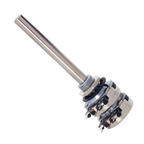 Piher Potentiometer S/T Log PCB Dual, 16mm-21mm