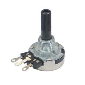 Piher Potentiometer S/T Log Panel Mount 21mm, 2.2kΩ-10MΩ