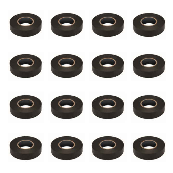 Seal and Bond PVC Insulation Tape 18mm 20m 0.2mm Black - 250/BOX