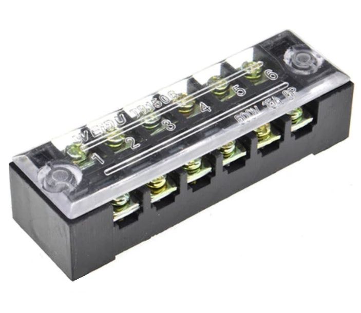 Swan Electric Barrier Power Terminal Block 25A 600V 6P
