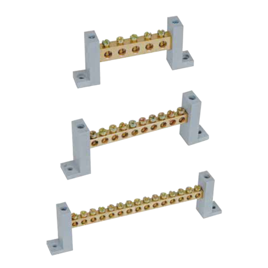 terminal bar 4 way to 12 way electrical connector block 9x6 12x8 distribution terminal strip