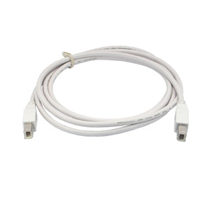 MEC Lead USB B-Plu to B-Plu White 1M8