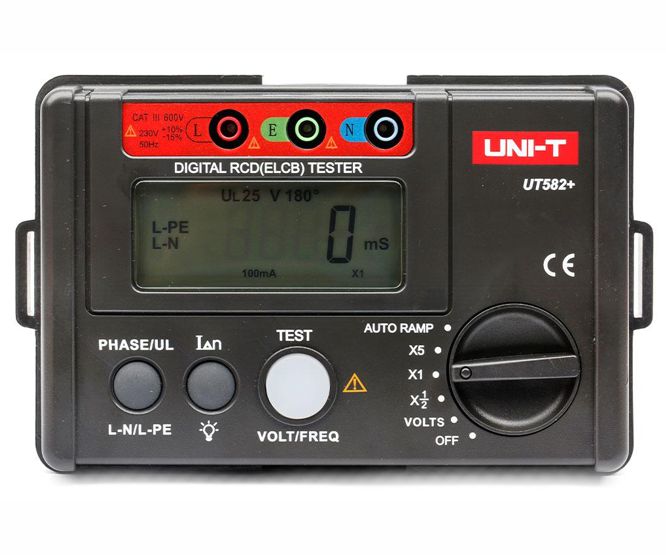 UNI-T Digital RCD / Earth Leakage (ELCB) Tester