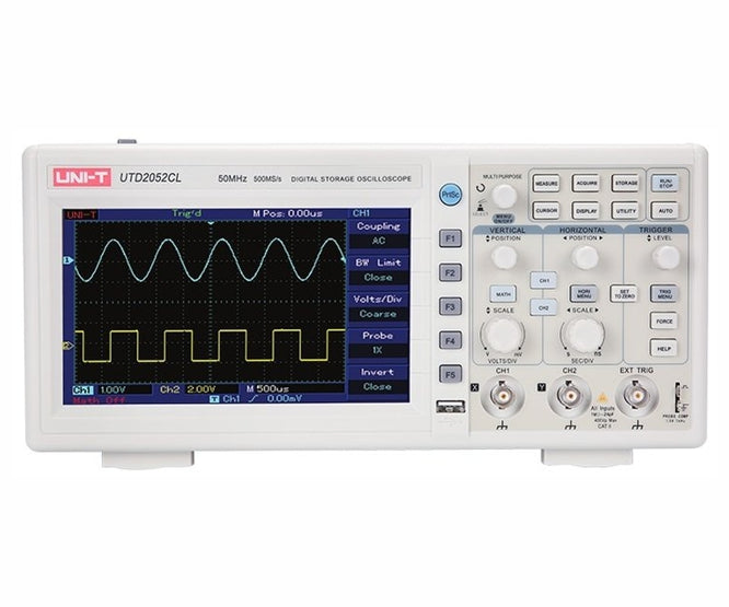 UNI-T DSO Oscilloscope 50MHz 2CH 500MS/S