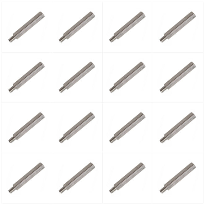 Mecaon Nickel Plated Brass Spacer Mal-Female
