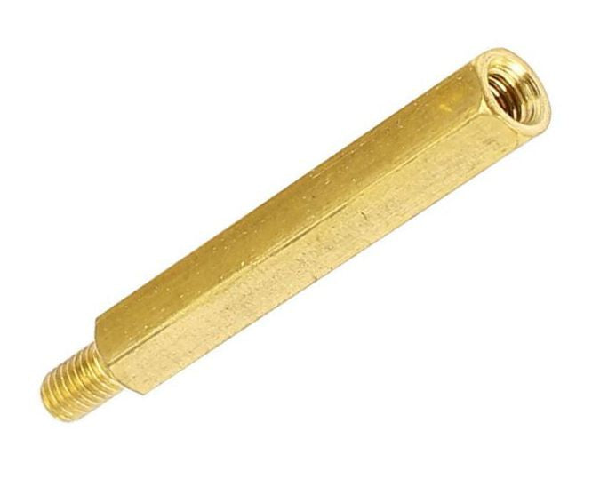 EIE Brass Spacer Mal-Fem M5x45x10mm