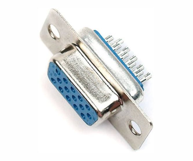EIE Socket D-Sub Vga Panel Mount Solder Metal
