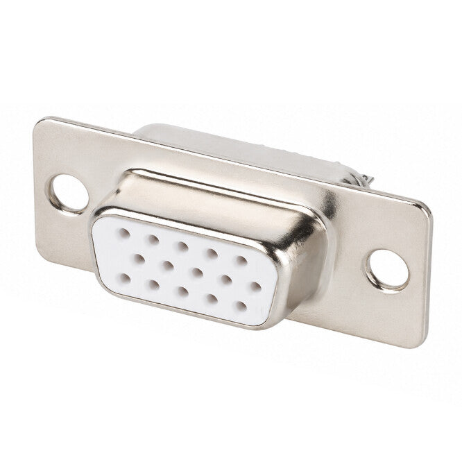 EIE Socket D-Sub 15W Vga PCB Straight Metal