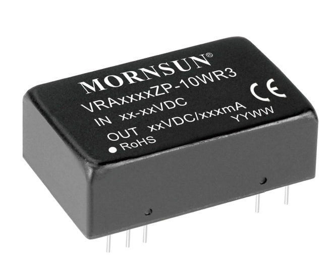 Mornsun DC-DC Converter IN=48V OUT=2x15V 10W