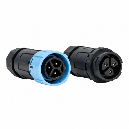 MCE WCC-MFM20-3PQC 3-pin IP68 waterproof male and female quick cable connector