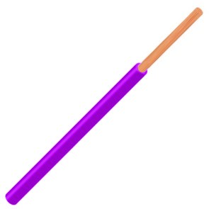 EIE Wire M/S CSA=0.4 O=1.9 Violet - 10m/ROLL