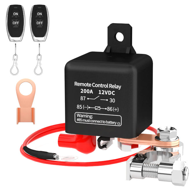 Daier Car Starter Relay Switch Spst N.O 12V 200A 4PIN