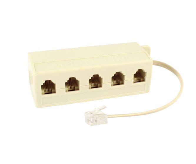 EIE Adaptor RJ11-PLUG to 5XRJ11 Sockets 6P4C 1.5m
