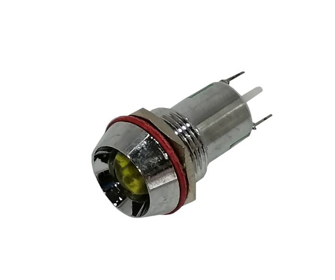 Daier 10mm LED Indicator 24VDC Yellow