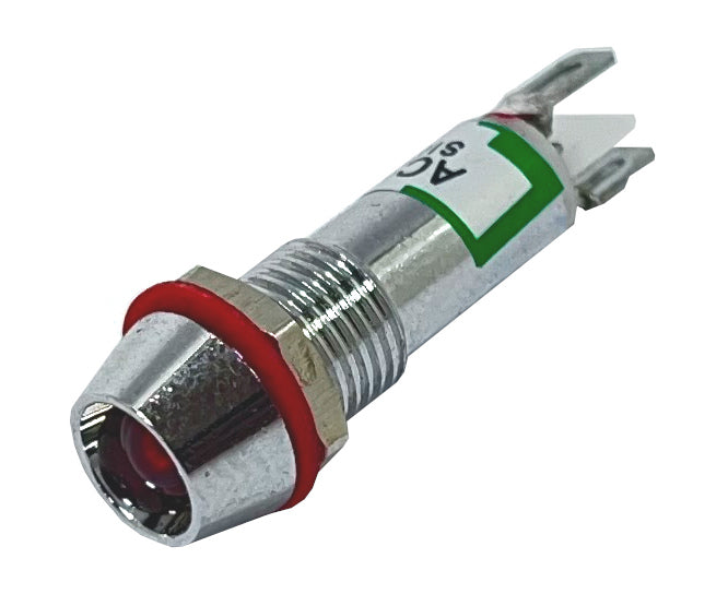 Daier LED Indicator 220VAC Red PH=8mm