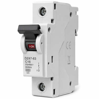 DIN Rail AC Fuse Holder, LED Indication