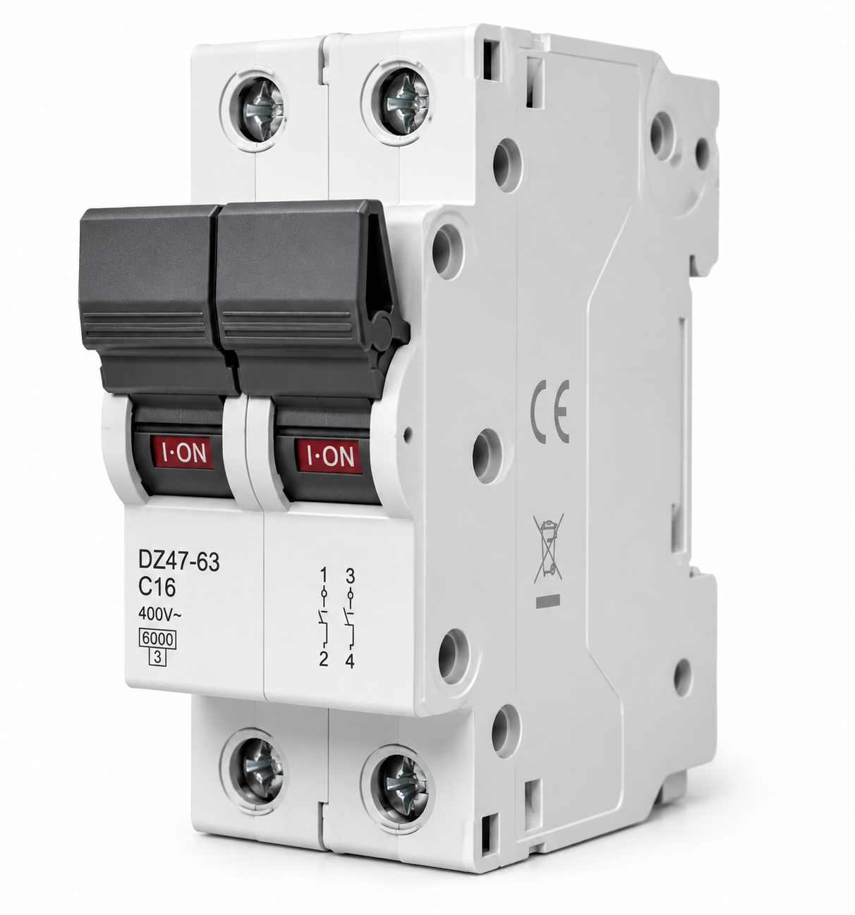 DIN Rail AC Fuse Holder, LED Indication