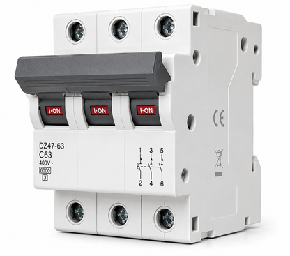 DIN Rail AC Fuse Holder, LED Indication