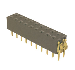 EIE Socket Dual 44-W Housed Str 2mm