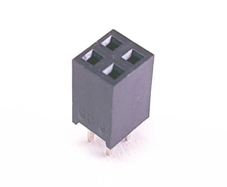 EIE Socket Housed Dil 4-W P=2.54mm