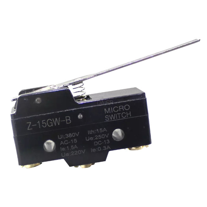 Daier Micro Limit Switch SPDT LEVER=63mm Scr 250V 15A