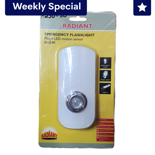 RADIANT | Emergency Flashlight – Water & electrical solutions from Radiant | Zisabo South Africa