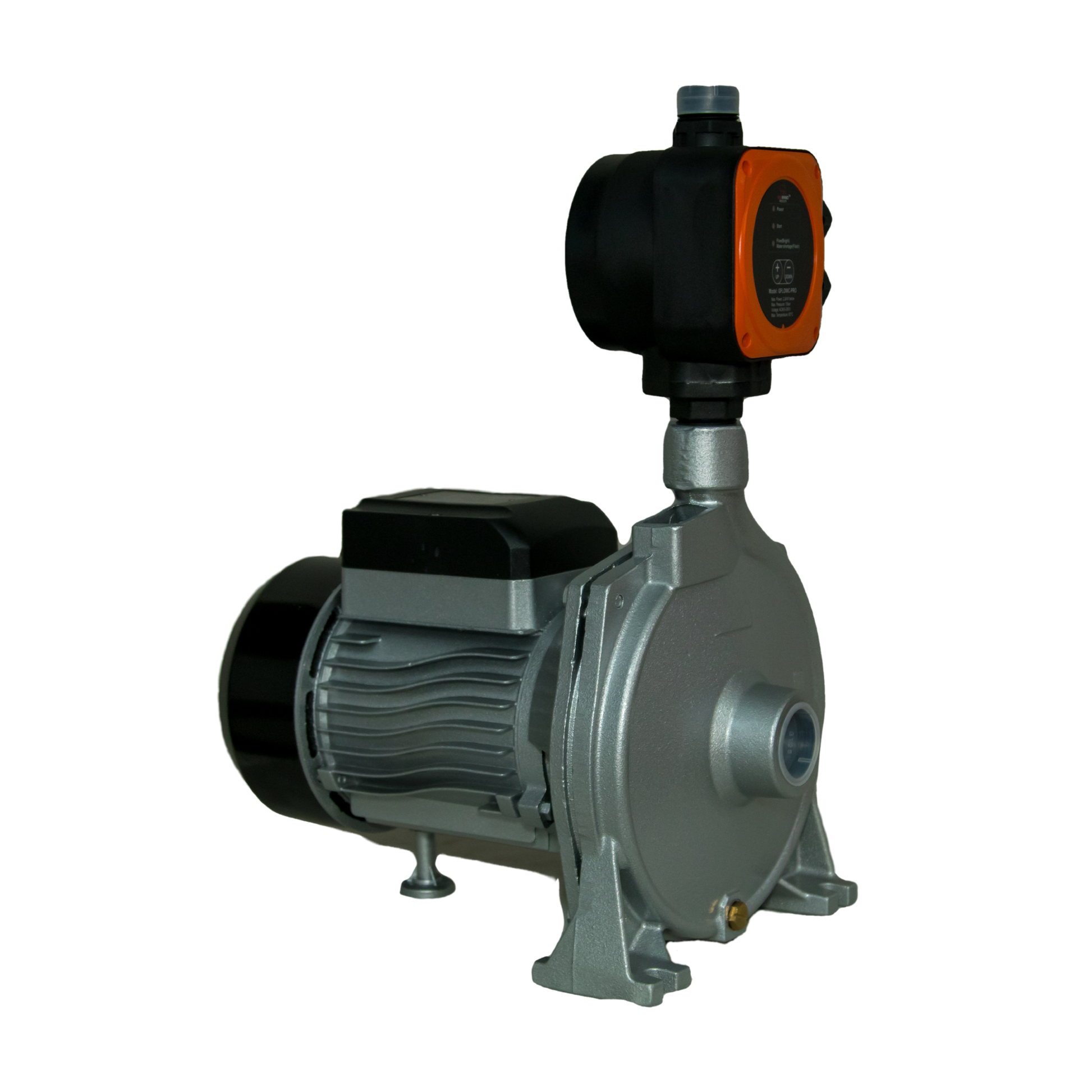 GCP centrifugal pressure pump with pressure controller for water solutions in homes and businesses.
