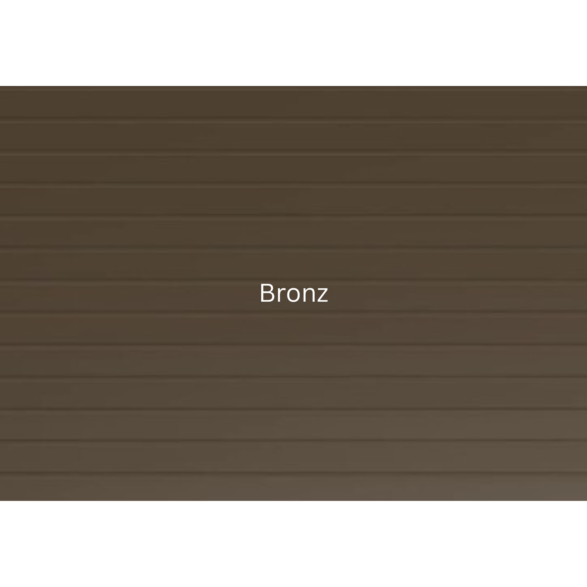 Aluminium sectional garage door with modern fluted panel design, corrosion resistant aluminium construction available in standard and caravan profiles - Bronz Colour